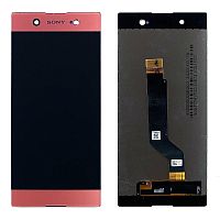 Дисплей Sony Xperia XA1 Ultra Dual G3212 G3221 G3223 G3226 + тачскрин (розовый оригинал Китай)