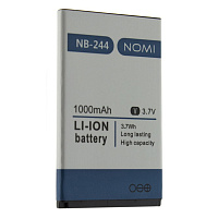 Акумулятор Nomi NB-244 i244 оригінал Китай 1000 mAh