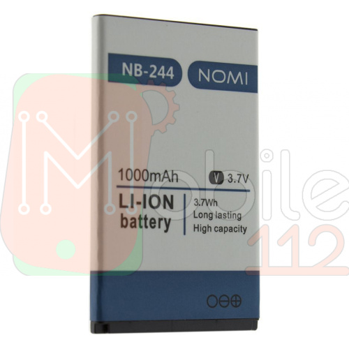 Акумулятор Nomi NB-244 i244 оригінал Китай 1000 mAh