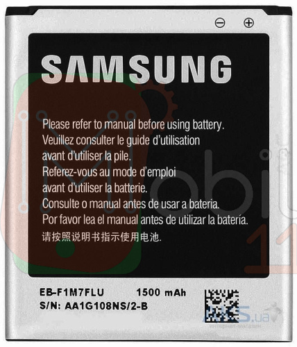 Акумулятор Samsung EB-F1M7FLU совм EB425161LU B100AE оригінал Китай Galaxy S3 mini i8160 i8190 i8200