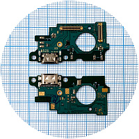 Шлейф Samsung Galaxy M52 5G M526B з роз'ємом зарядки та мікрофоном - нижня плата (оригінал 100%)