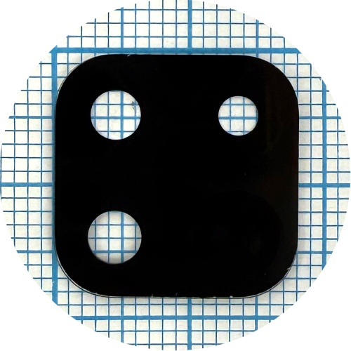 Скло камери Xiaomi Redmi 10A (чорне) фото 2 Скло камери Xiaomi Redmi 10A (чорне) фото 2