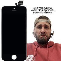 Дисплей Apple iPhone 5 з тачскріном Розпродаж (чорний AAA)