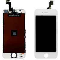 Дисплей Apple iPhone 5S SE + тачскрин (белый оригинал Китай)