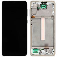 Дисплей Samsung Galaxy A33 5G A336B з тачскріном (IN-CELL зі сріблястою рамкою)
