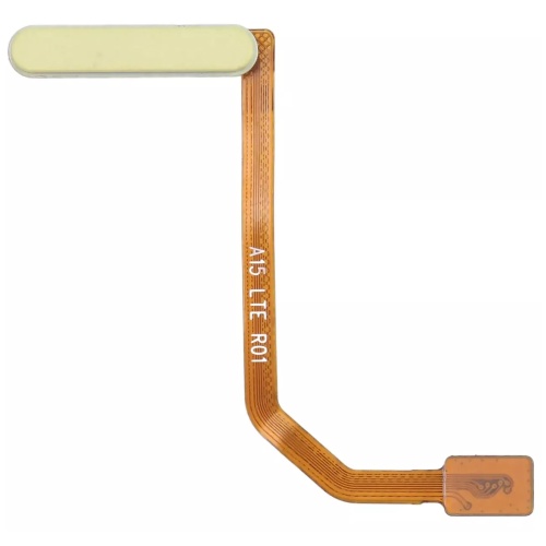 Шлейф Samsung Galaxy A15 A155F з кнопкою включення та сканером відбитка пальця (AAA жовтий)