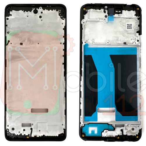 Рамка дисплея Motorola Moto G04 XT2421-2 (чорна)