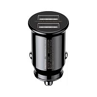 Авто зарядний адаптер Remax RCC239 2USB 2.4A (чорний)