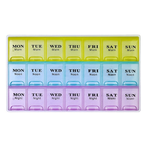 Пластиковий бокс R529A (214*121*25мм, 21 комірка) фото 3