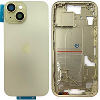 Корпус Apple iPhone 15 в сборе (желтый EU версия)