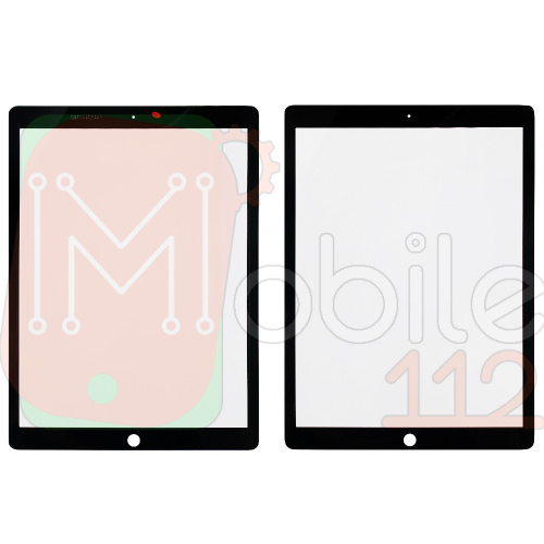Стекло дисплея Apple iPad Pro 12.9 2015 (черное OCA Pro с пленкой)