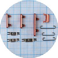 Набор кнопок Apple iPhone XR (коралловый оригинал 100%)