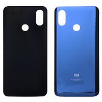 Задняя крышка Xiaomi Mi 8 M1803E1A (синяя оригинал Китай)