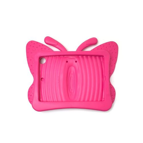 Дитячий протиударний чехол Butterfly для Pad Mini 1, Mini 2, Mini 3, Mini 4, Mini 5 (темно - рожевий (Rose)) фото 2