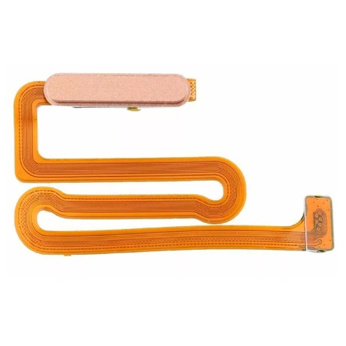 Шлейф Samsung Galaxy A04s A047F з кнопкою включення зі сканером відбитка пальця (AAA золотистий)