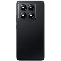 Задняя крышка Xiaomi 14T Pro (черная со стеклом камеры)