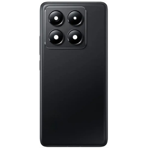 Задня кришка Xiaomi 14T Pro (чорна зі склом камери) Задня кришка Xiaomi 14T Pro (чорна зі склом камери)