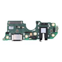 Шлейф Oppo A57, A57s, A76, A77 з роз'ємами зарядки та навушників з мікрофоном - нижня плата (оригінал Китай)