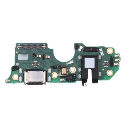 Шлейф Oppo A57, A57s, A76, A77 з роз'ємами зарядки та навушників з мікрофоном - нижня плата (оригінал Китай)