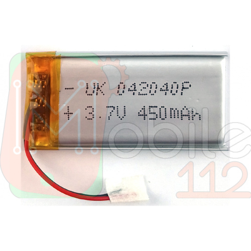 Акумулятор універсальний 042040P 41 х 20 х 4 мм, 450 mAh 3.7 V