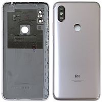 Задняя крышка Xiaomi Redmi S2, Redmi Y2 m1803e6g (серая оригинал Китай со стеклом камеры)