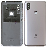 Задня кришка Xiaomi Redmi S2, Redmi Y2 m1803e6g (сіра оригінал Китай зі склом камери)