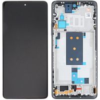 Дисплей Xiaomi 11T, 11T Pro з тачскріном (оригінал Китай у сріблястій рамці)
