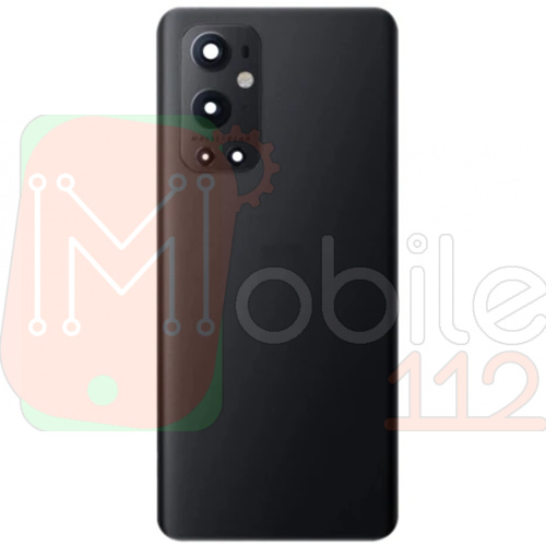 Задня кришка OnePlus 9 Pro (чорна оригінал Китай зі склом камери)