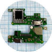 Шлейф Infinix Note 40 X6853, Note 40 Pro X6850 з роз'ємами зарядки та Sim-карти з мікрофоном - нижня плата (оригінал Китай)