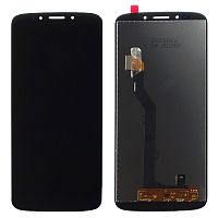 Дисплей Motorola Moto G6 Play XT1922, E5 XT1944 XT1920+ тачскрин (черный 151 * 70 мм)