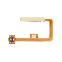 Шлейф Xiaomi Mi 11 Lite 5G с кнопкой включения и сканером отпечатка пальца (желтый оригинал Китай)