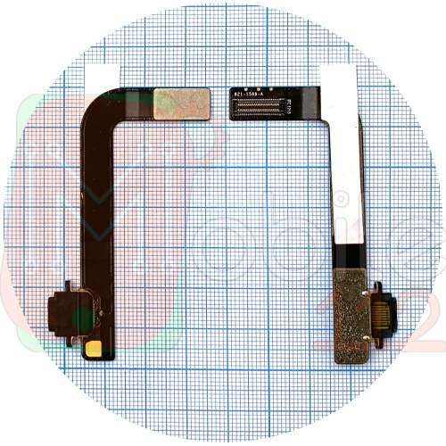 Шлейф Apple iPad 4 с разъемом зарядки (черный оригинал 100%)