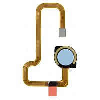 Шлейф Xiaomi Redmi Note 8T M1908C3XG со сканером отпечатка пальца (белый оригинал Китай)