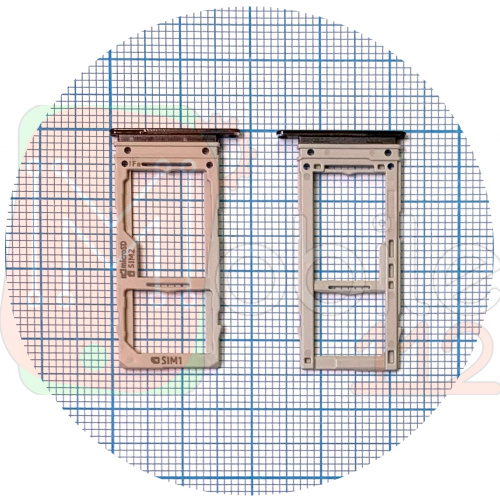 Тримач SIM карти Samsung Galaxy S10 Lite G770F (чорний на 2 SIM)