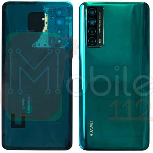 Задняя крышка Huawei P Smart 2021 PPA-LX1 (зеленая оригинал Китай со стеклом камеры)