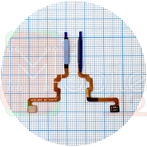 Шлейф Xiaomi Redmi 12 со сканером отпечатка пальца (блакитний)