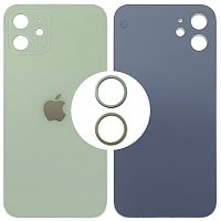 Задняя крышка Apple iPhone 12 (зеленая оригинал Китай с кольцами)