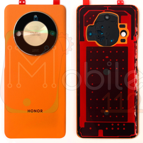 Задня кришка Honor X50 5G (помаранчева Original New зі склом камери)
