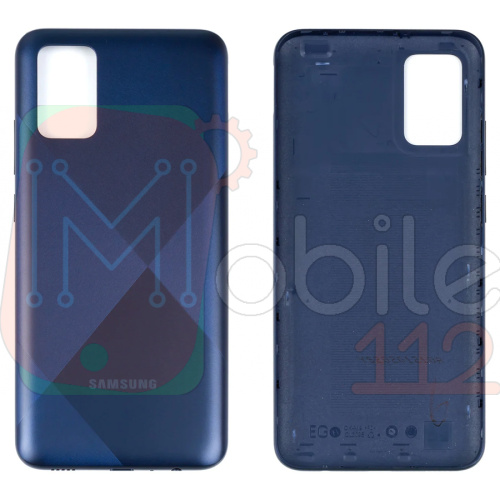 Задня кришка Samsung Galaxy A02s A025F, M02s M025F (синя оригінал Китай)