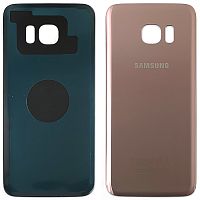 Задняя крышка Samsung Galaxy S7 Edge G935F (розовая оригинал Китай)