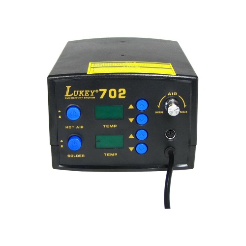 Паяльна станція LUKEY 702 фен, паяльник фото 3