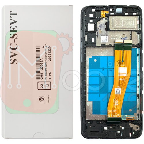 Дисплей Samsung Galaxy A04e A042F з тачскріном (оригінал OEM SP з рамкою)