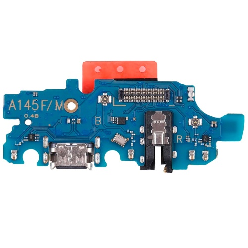 Шлейф Samsung Galaxy A14 4G A145 з роз'ємом зарядки та мікрофоном - нижня плата (AAA)