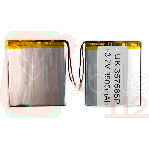 Акумулятор універсальний 357585P 86 х 74 х 3 мм, 3500 mAh 3.7 V