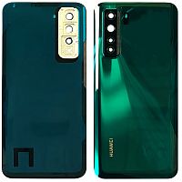 Задняя крышка Huawei P40 lite 5G CDY-NX9A (зеленая оригинал Китай со стеклом камеры)