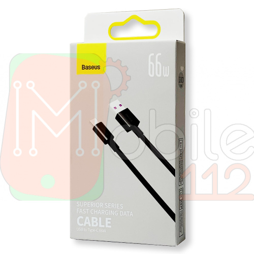 Кабель зарядки Baseus Superior Series USB - Type C 66W 1м CATYS-01 CATYS-02 черный