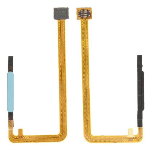 Шлейф Samsung Galaxy A06 A065F с кнопкой включения и сканером отпечатка пальца (AAA синий)