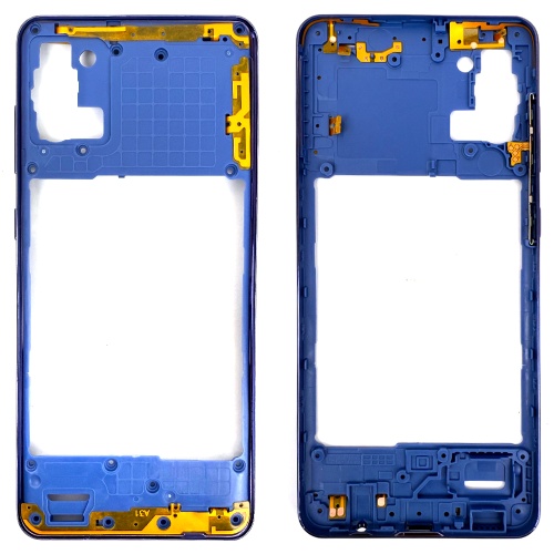 Рамка корпуса Samsung Galaxy A31 A315 (синяя)