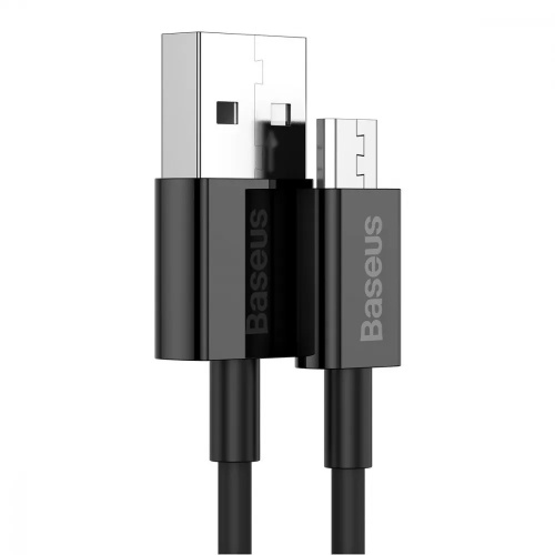 Кабель зарядки Baseus Superior Series USB A - Micro 2A 2м чорний (CAMYS-A01) фото 2 Кабель зарядки Baseus Superior Series USB A - Micro 2A 2м чорний (CAMYS-A01) фото 2