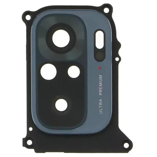 Скло камери Xiaomi Redmi Note 10 (з чорною рамкою)